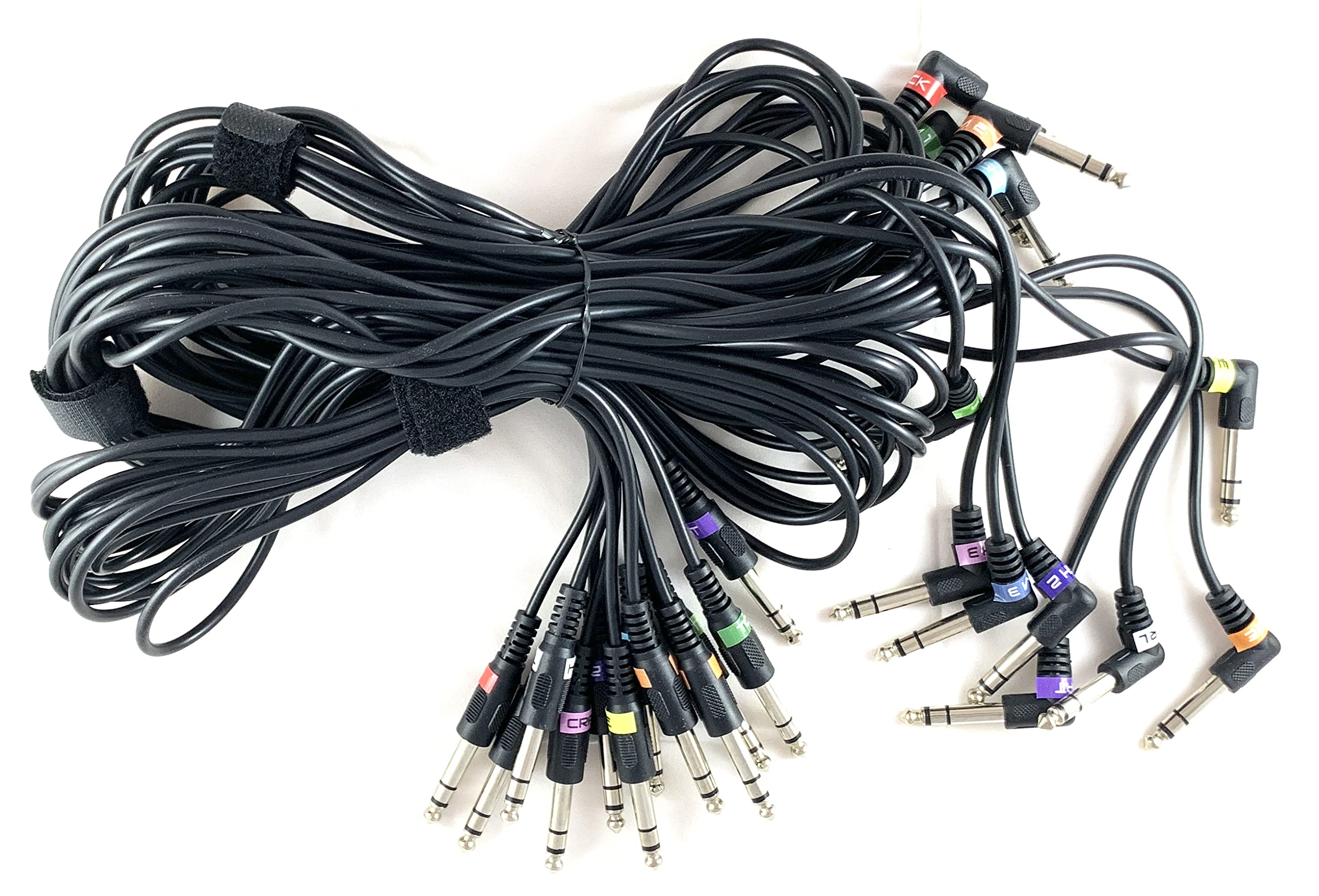 Silverline 12 Cable Snake Harness Kit Replacement for Roland TD-3, TD-6, TD-6V, TD-8, TD-10, TD-12, TD-20, TD-30, TD-50 Drum Kits (and Others)