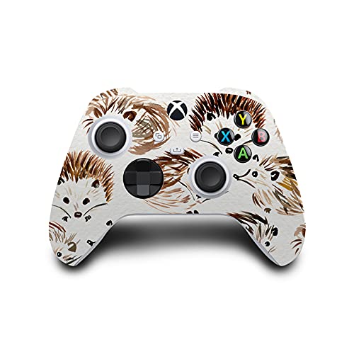 Head Case Designs Officially Licensed Cat Coquillette Hedgehogs Art Mix Vinyl Sticker Gaming Skin Case Cover Compatible with Xbox Series X Console and Controller Bundle