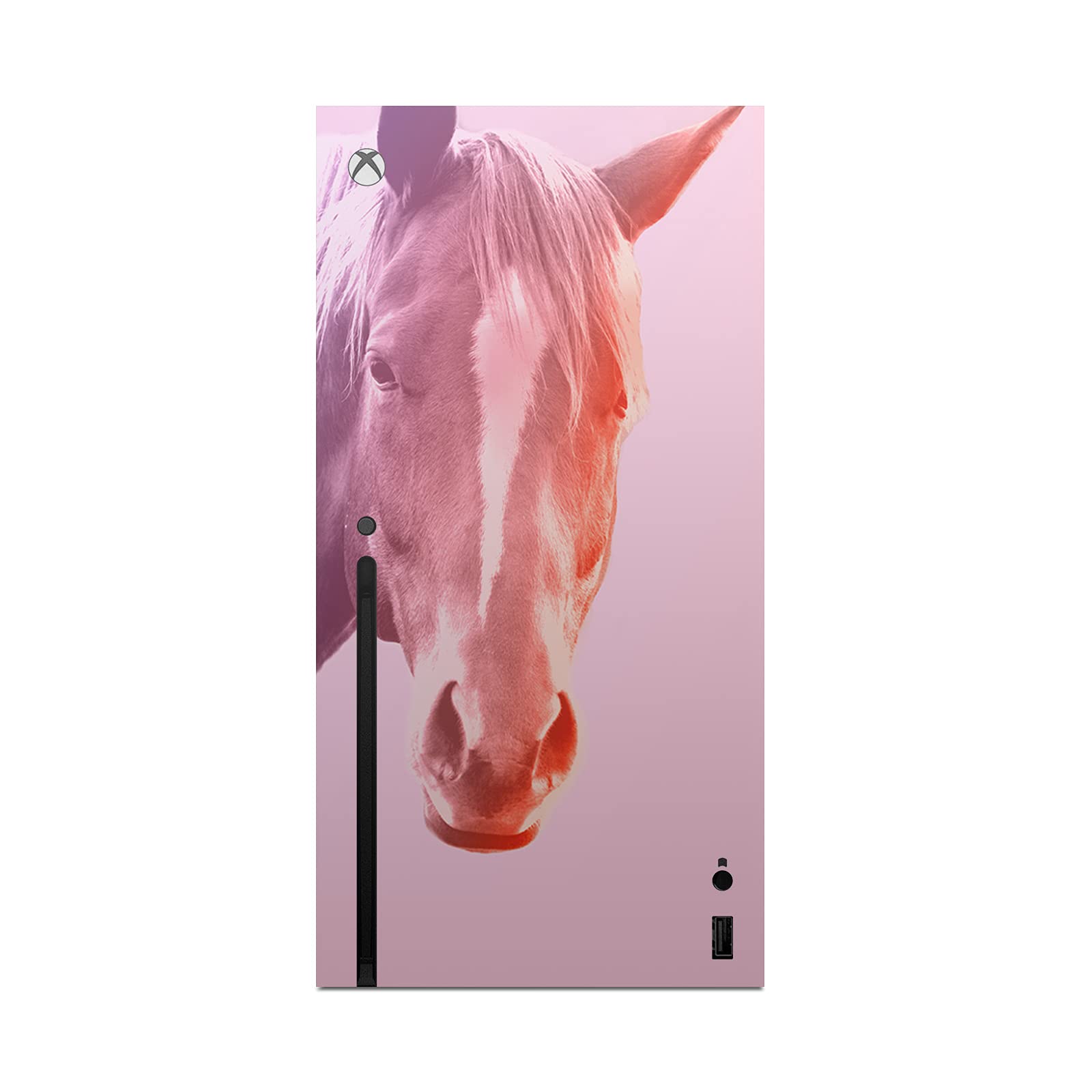 Head Case Designs Officially Licensed Mark Ashkenazi Pastel Horse Art Mix Vinyl Sticker Gaming Skin Case Cover Compatible with Xbox Series X Console