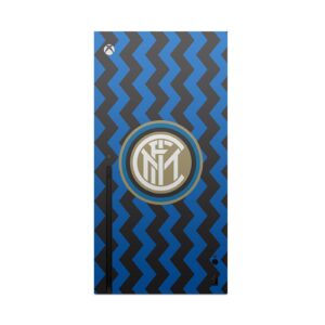 Head Case Designs Officially Licensed Inter Milan Home 2020/21 Crest Kit Matte Vinyl Sticker Gaming Skin Case Cover Compatible with Xbox Series X Console and Controller Bundle