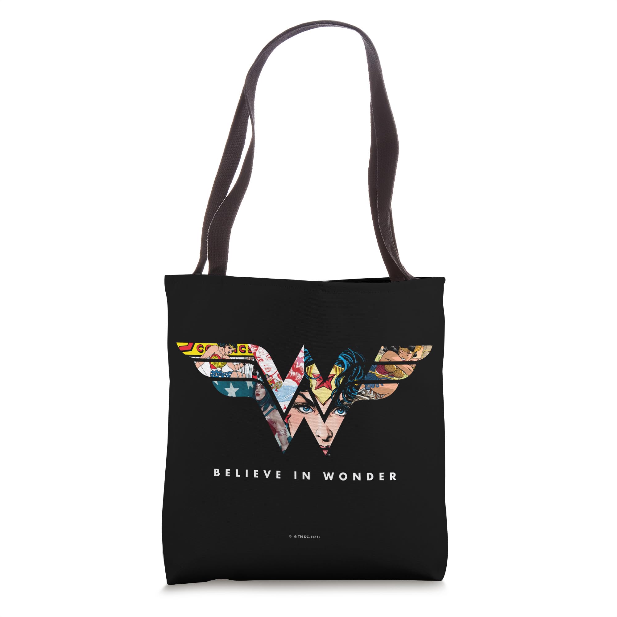 Wonder Woman 80th Believe in Wonder WW Logo Tote Bag