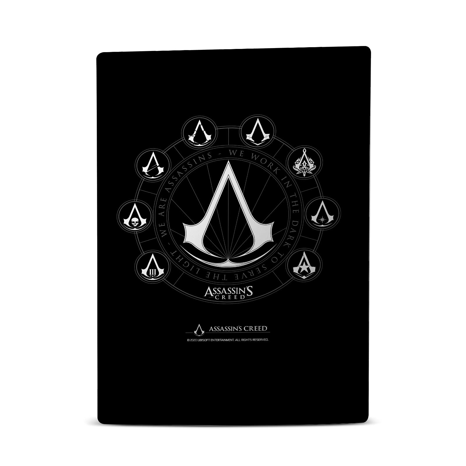 Head Case Designs Officially Licensed Assassin's Creed Crests Legacy Logo Vinyl Faceplate Sticker Gaming Skin Case Cover Compatible with Sony Playstation 5 PS5 Disc Edition Console