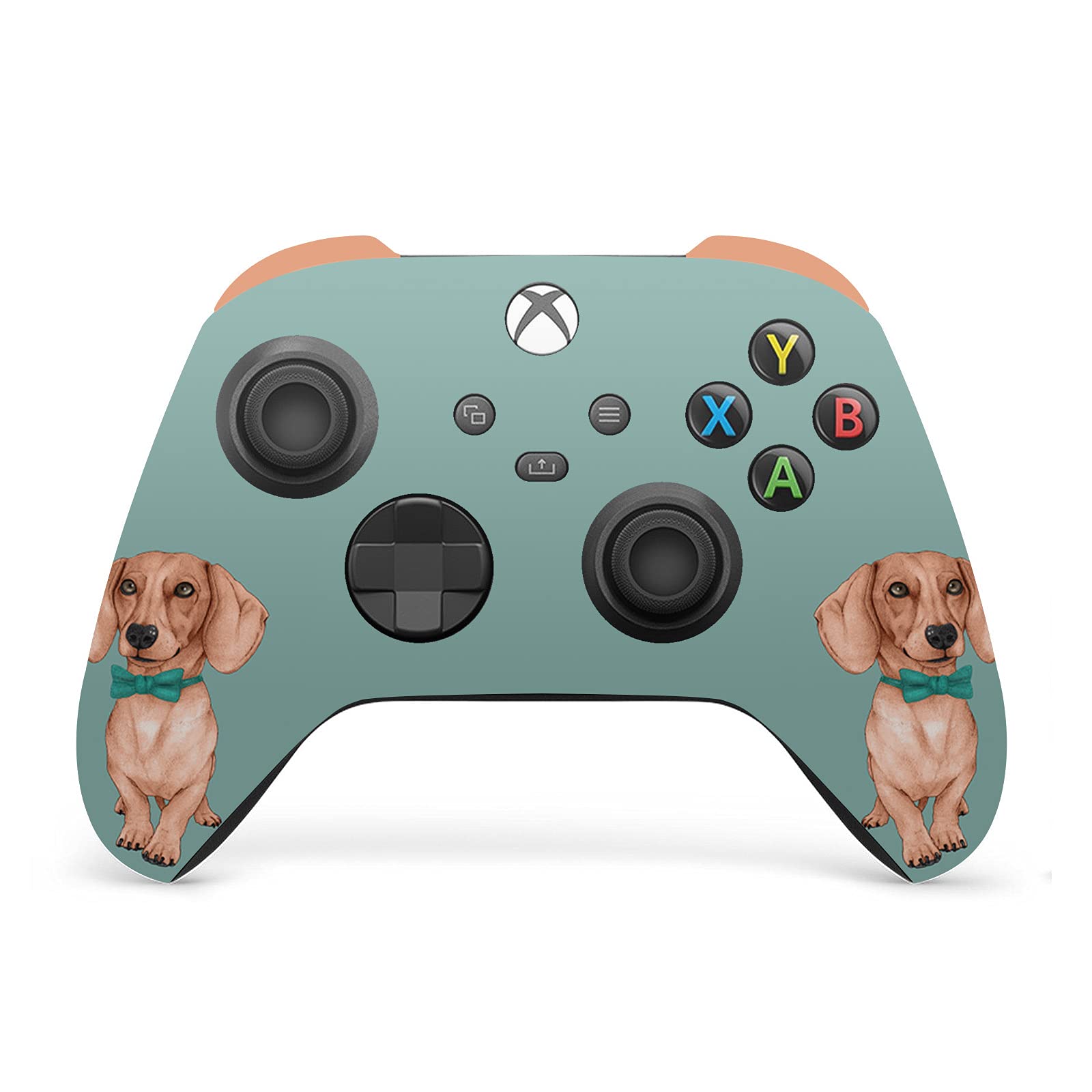 Head Case Designs Officially Licensed Barruf Dachshund, The Wiener Art Mix Vinyl Sticker Gaming Skin Case Cover Compatible with Xbox Series X Console and Controller Bundle