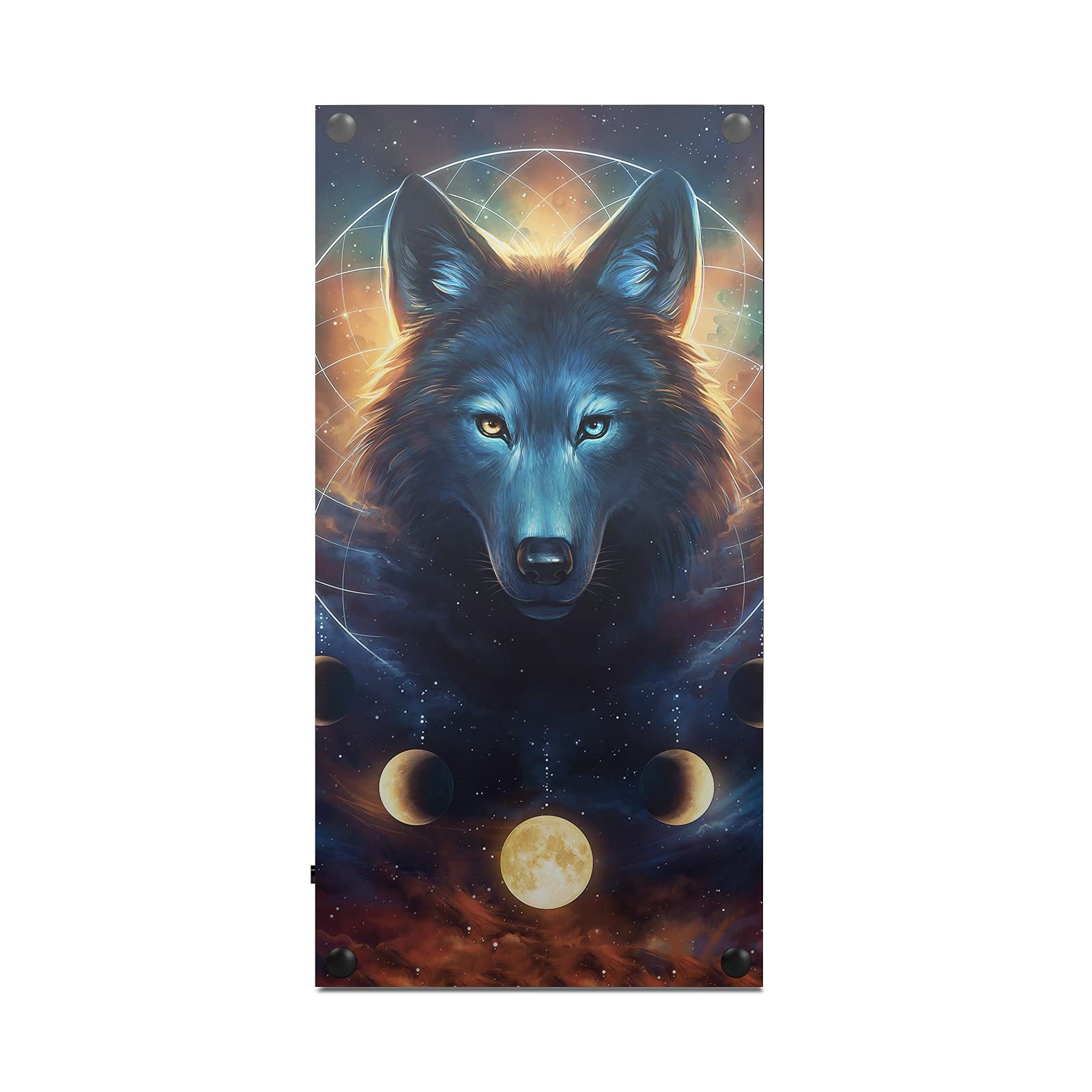 Head Case Designs Officially Licensed Jonas JoJoesArt Jödicke Dreamcatcher Wolf Art Mix Matte Vinyl Sticker Gaming Skin Case Cover Compatible with Xbox Series X Console and Controller Bundle