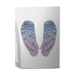 Head Case Designs Officially Licensed Rachel Caldwell Angel Wings Art Mix Vinyl Faceplate Sticker Gaming Skin Case Cover Compatible with Sony Playstation 5 PS5 Disc Edition Console