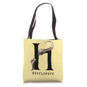 harry potter hufflepuff bandger h tote bag