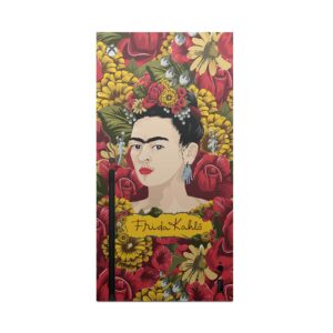 Head Case Designs Officially Licensed Frida Kahlo Portrait Pattern Floral Vinyl Sticker Gaming Skin Case Cover Compatible with Xbox Series X Console