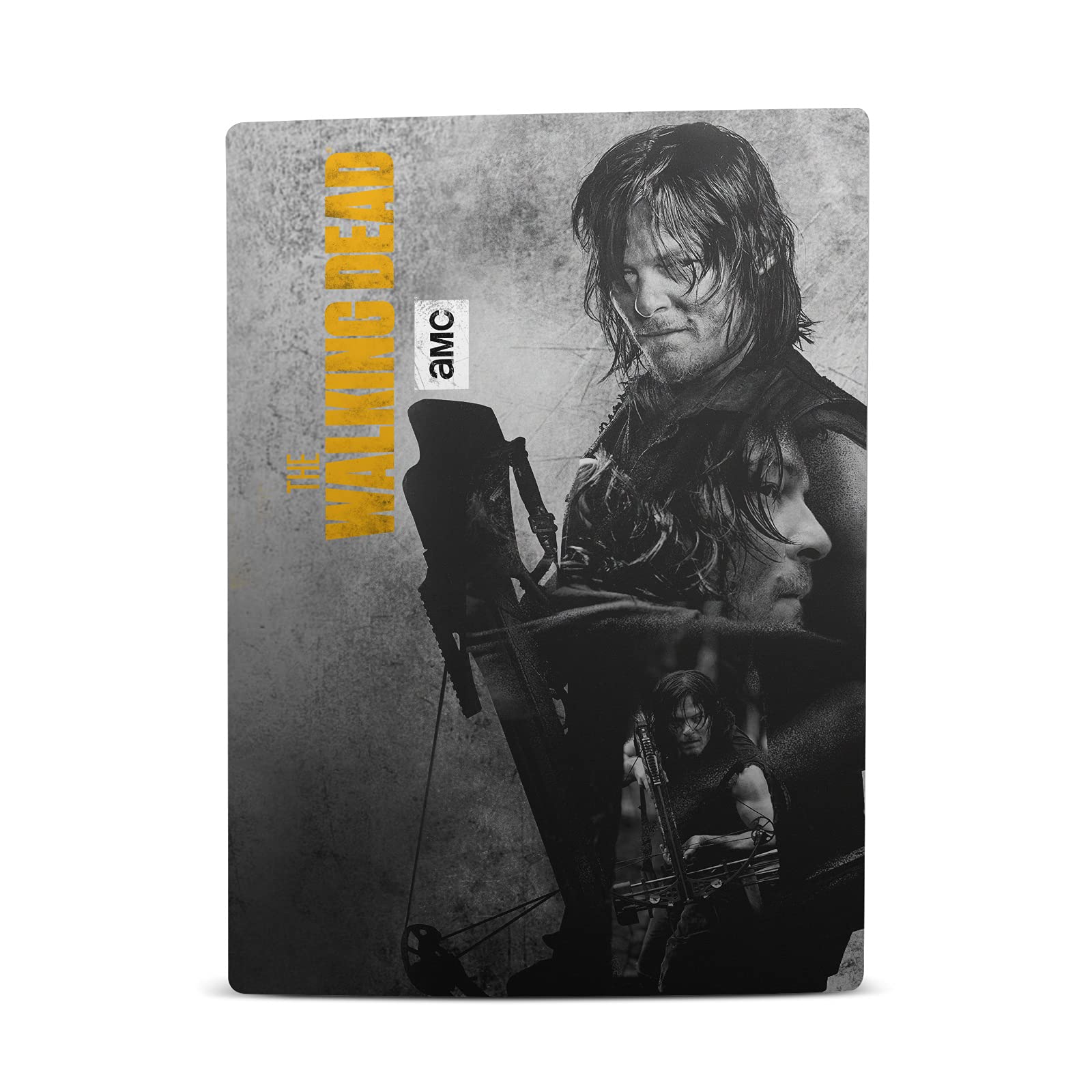 Daryl Double Exposure Daryl Dixon Graphics Vinyl Faceplate Sticker Gaming Skin Case Cover Compatible with Sony Playstation 5 PS5 Digital Edition Console and DualSense Controller