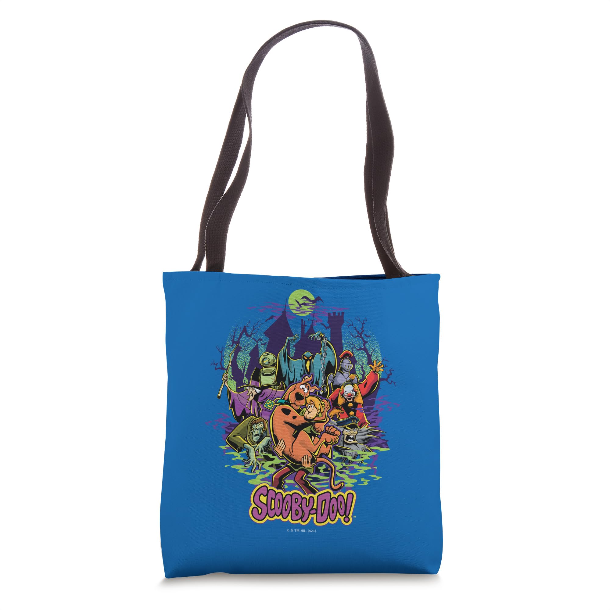 Scooby-Doo and Shaggy Chased by Monsters Tote Bag