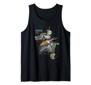 harry potter weasley's flying ford anglia tank top