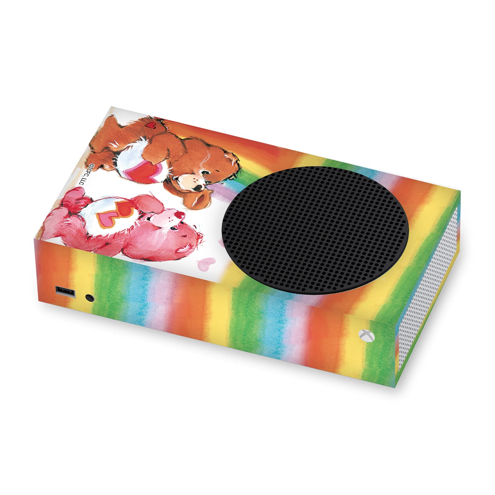 Head Case Designs Officially Licensed Care Bears Rainbow Classic Matte Vinyl Sticker Gaming Skin Case Cover Compatible with Xbox Series S Console