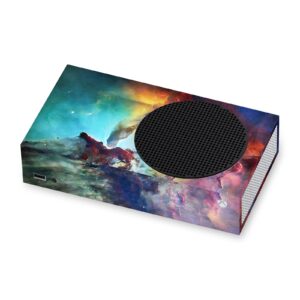 head case designs officially licensed cosmo18 lagoon nebula art mix matte vinyl sticker gaming skin case cover compatible with xbox series s console