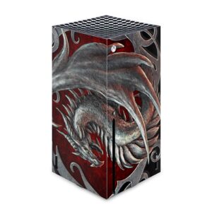 Head Case Designs Officially Licensed Christos Karapanos Talisman Silver Art Mix Vinyl Sticker Gaming Skin Case Cover Compatible with Xbox Series X Console