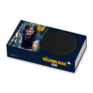 head case designs officially licensed amc the walking dead daryl lurk daryl dixon graphics vinyl sticker gaming skin case cover compatible with xbox series s console