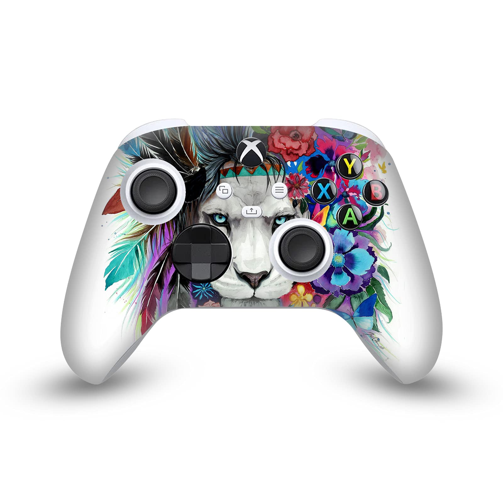 Head Case Designs Officially Licensed Pixie Cold King of The Lions Art Mix Vinyl Sticker Gaming Skin Case Cover Compatible with Xbox Series X / S Controller