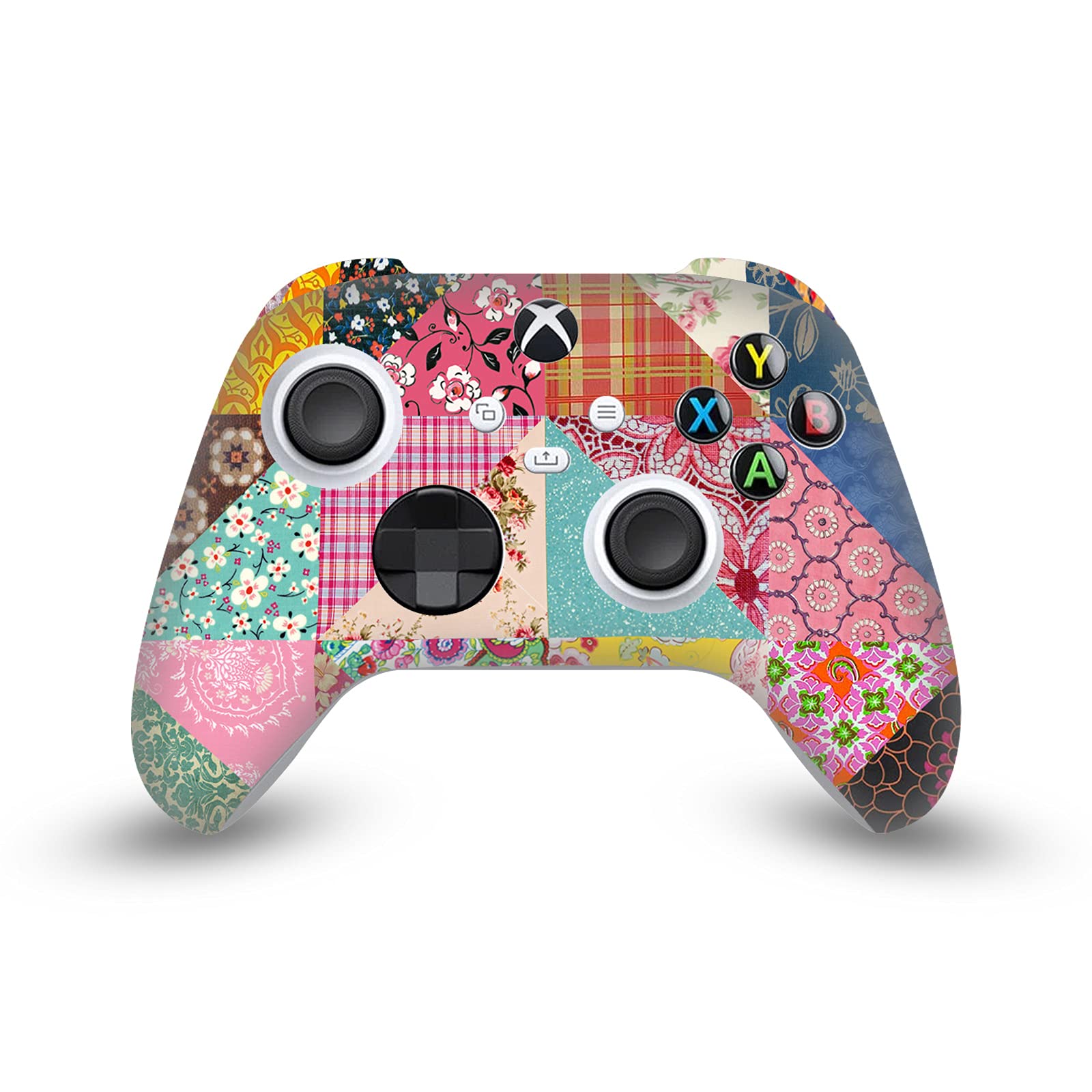 Head Case Designs Officially Licensed Rachel Caldwell Quilt Art Mix Matte Vinyl Sticker Gaming Skin Case Cover Compatible with Xbox Series X / S Controller