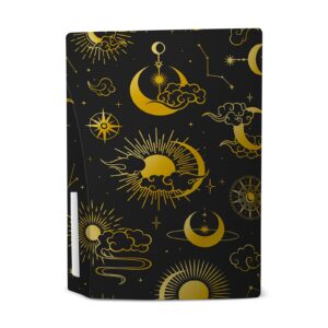 Head Case Designs Officially Licensed Haroulita Sun Moon and Stars Art Mix Matte Vinyl Faceplate Sticker Gaming Skin Case Cover Compatible with Sony Playstation 5 PS5 Disc Edition Console