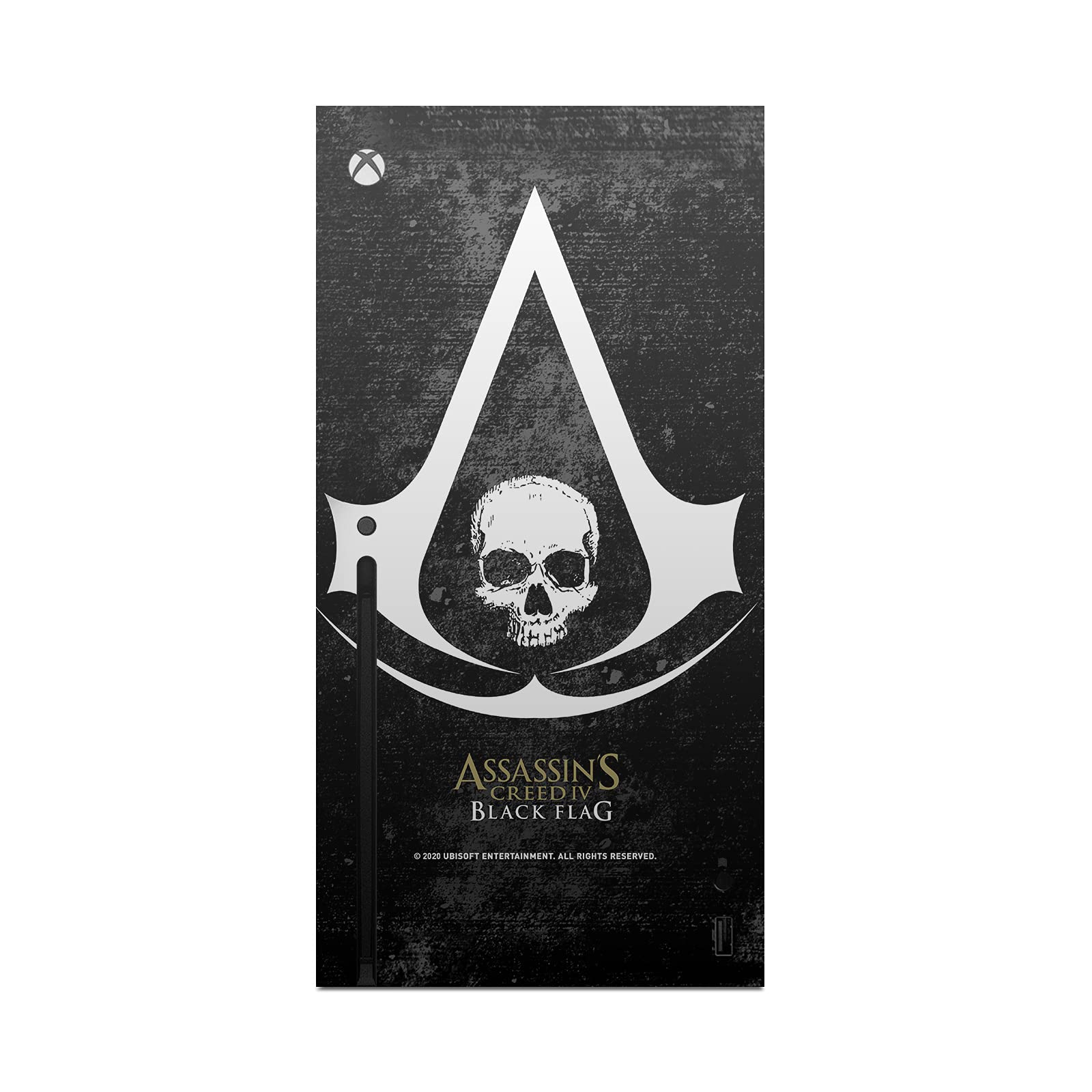 Head Case Designs Officially Licensed Assassin's Creed Grunge Black Flag Logos Vinyl Sticker Gaming Skin Case Cover Compatible with Xbox Series X Console