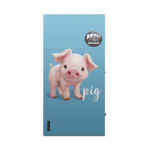 Head Case Designs Officially Licensed Animal Club International Pig Faces Matte Vinyl Sticker Gaming Skin Case Cover Compatible with Xbox Series X Console