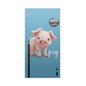 Head Case Designs Officially Licensed Animal Club International Pig Faces Matte Vinyl Sticker Gaming Skin Case Cover Compatible with Xbox Series X Console