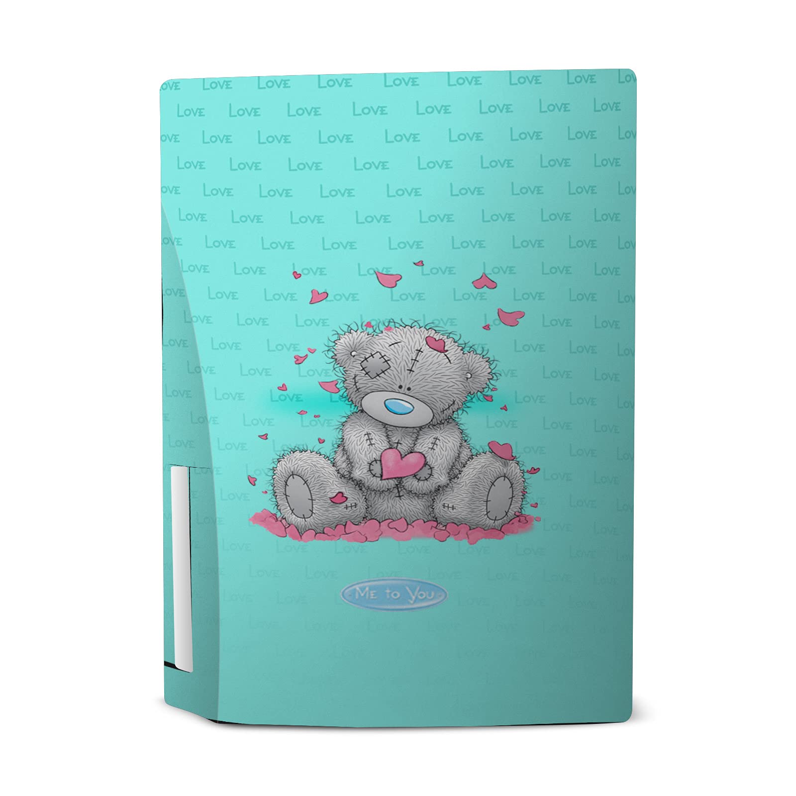 Head Case Designs Officially Licensed Me to You Love Classic Tatty Teddy Matte Vinyl Faceplate Sticker Gaming Skin Case Cover Compatible with Sony Playstation 5 PS5 Disc Edition Console