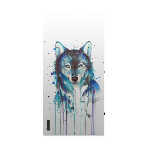 Head Case Designs Officially Licensed Pixie Cold Ice Wolf Art Mix Vinyl Sticker Gaming Skin Case Cover Compatible with Xbox Series X Console and Controller Bundle