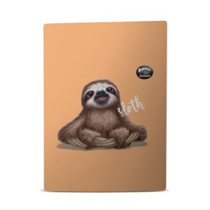 Head Case Designs Officially Licensed Animal Club International Sloth Faces Vinyl Faceplate Sticker Gaming Skin Case Cover Compatible with Sony Playstation 5 PS5 Disc Edition Console