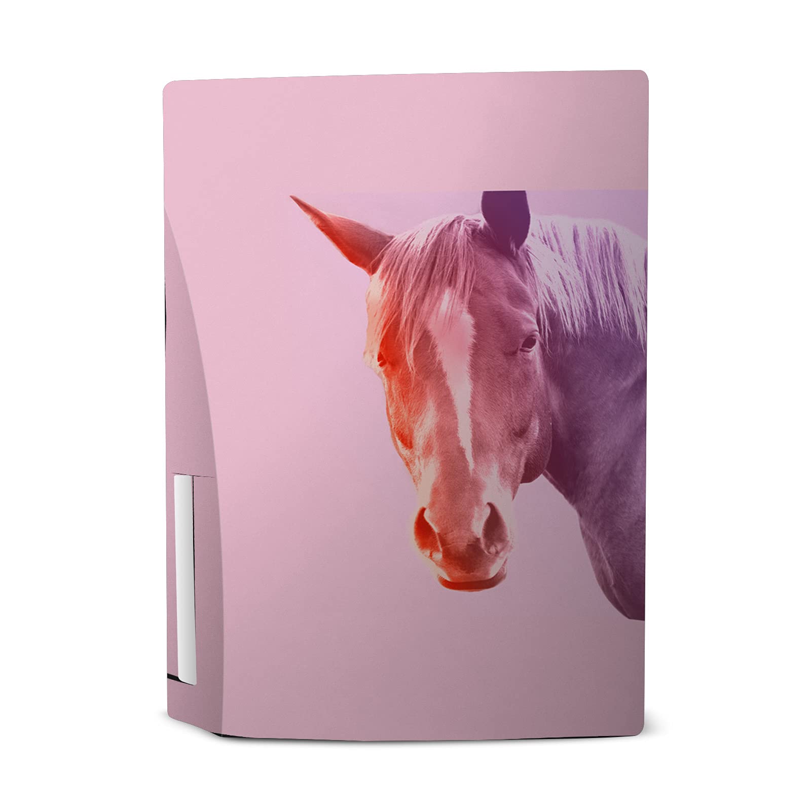 Head Case Designs Officially Licensed Mark Ashkenazi Pastel Horse Art Mix Matte Vinyl Faceplate Sticker Gaming Skin Case Cover Compatible with Sony Playstation 5 PS5 Disc Edition Console