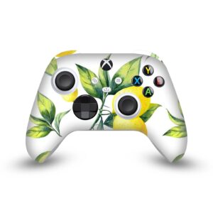 Head Case Designs Officially Licensed Haroulita White Lemons Art Mix Matte Vinyl Sticker Gaming Skin Case Cover Compatible with Xbox Series X / S Controller