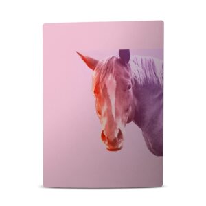 Head Case Designs Officially Licensed Mark Ashkenazi Pastel Horse Art Mix Matte Vinyl Faceplate Sticker Gaming Skin Case Cover Compatible with Sony Playstation 5 PS5 Disc Edition Console