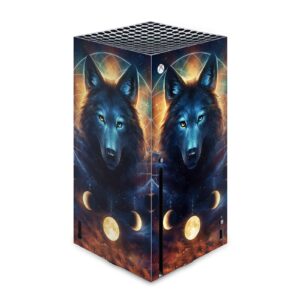 Head Case Designs Officially Licensed Jonas JoJoesArt Jödicke Dreamcatcher Wolf Art Mix Vinyl Sticker Gaming Skin Case Cover Compatible with Xbox Series X Console