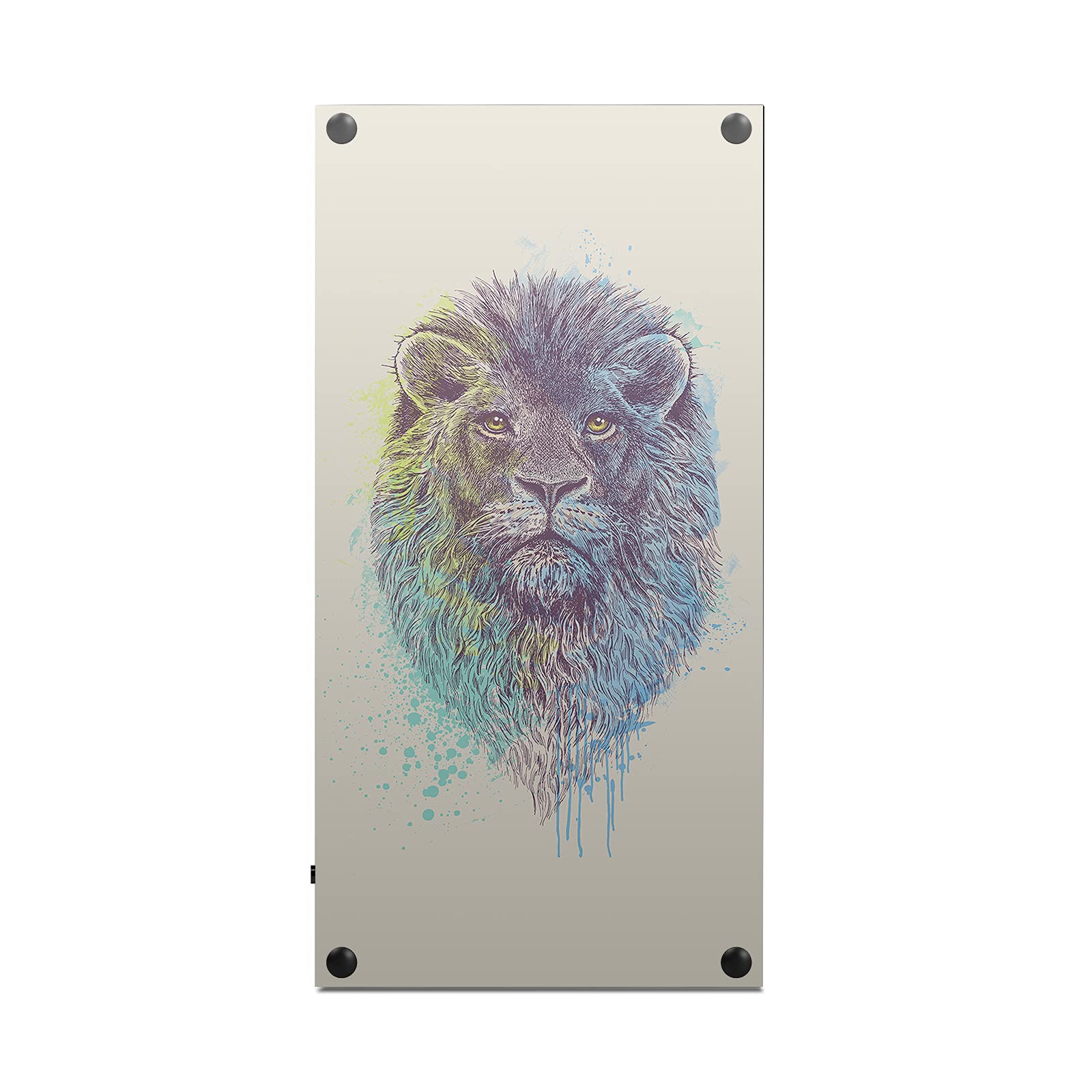 Head Case Designs Officially Licensed Rachel Caldwell Lion Art Mix Matte Vinyl Sticker Gaming Skin Case Cover Compatible with Xbox Series X Console and Controller Bundle