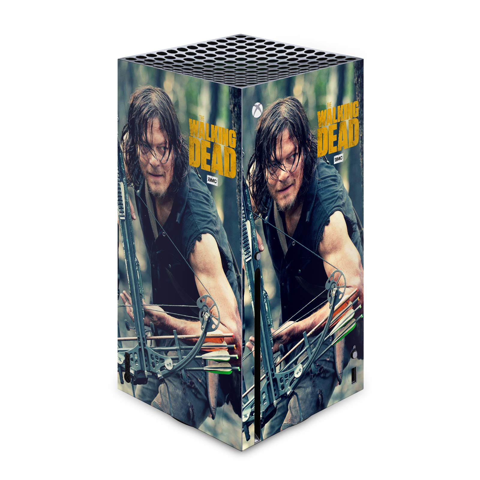 Head Case Designs Officially Licensed AMC The Walking Dead Daryl Lurk Daryl Dixon Graphics Matte Vinyl Sticker Gaming Skin Case Cover Compatible with Xbox Series X Console