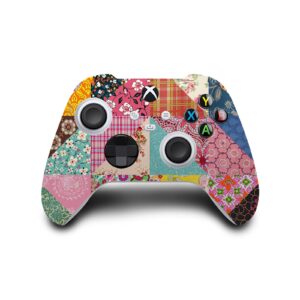 Head Case Designs Officially Licensed Rachel Caldwell Quilt Art Mix Vinyl Sticker Gaming Skin Case Cover Compatible with Xbox Series X Console and Controller Bundle