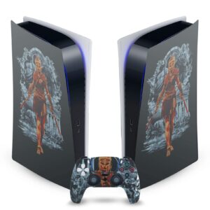 kassandra vine odyssey artwork matte vinyl faceplate sticker gaming skin case cover compatible with sony playstation 5 ps5 digital edition console and dualsense controller