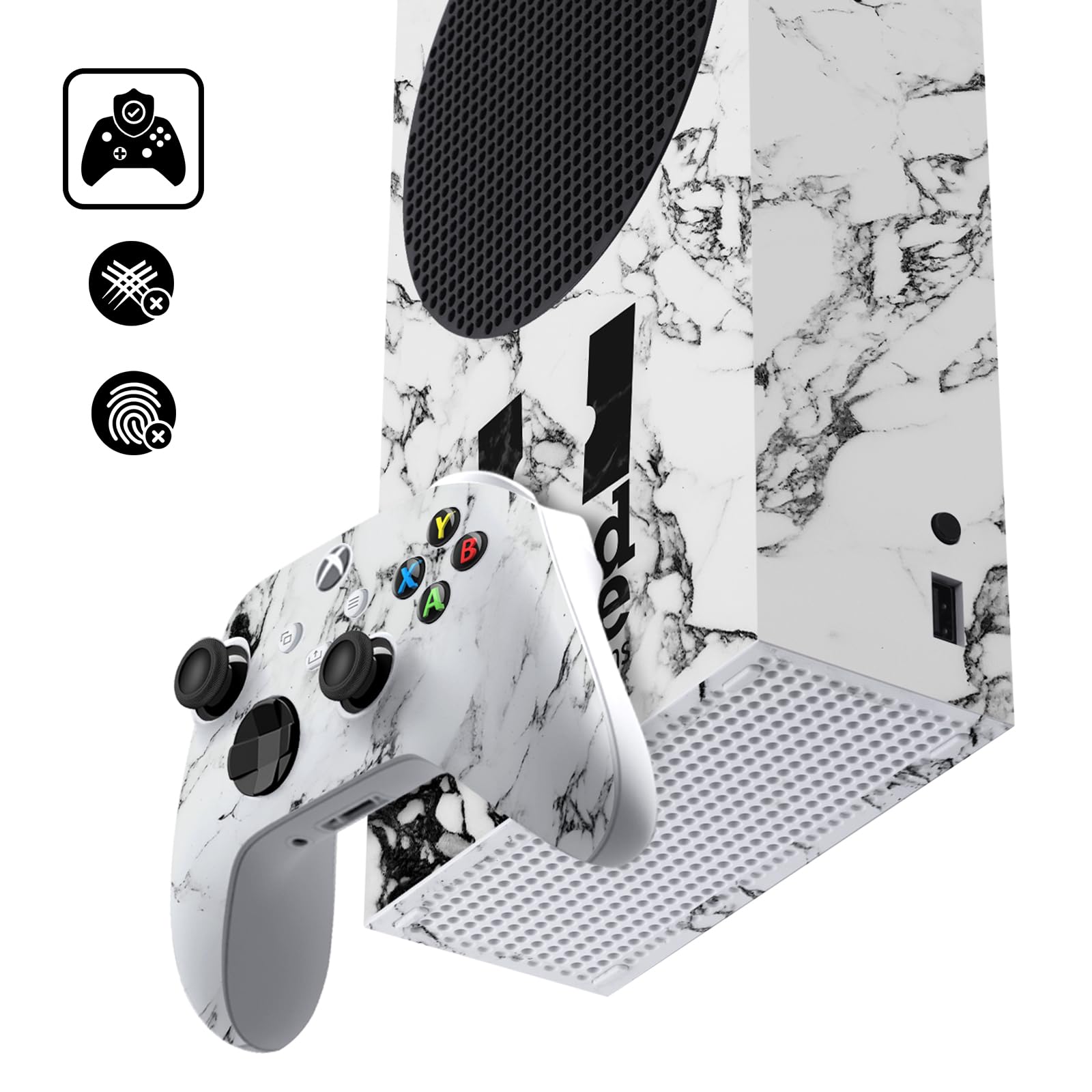 Head Case Designs Officially Licensed Riza Peker Skull Art Mix Vinyl Sticker Gaming Skin Decal Cover Compatible with Xbox Series S Console and Controller Bundle