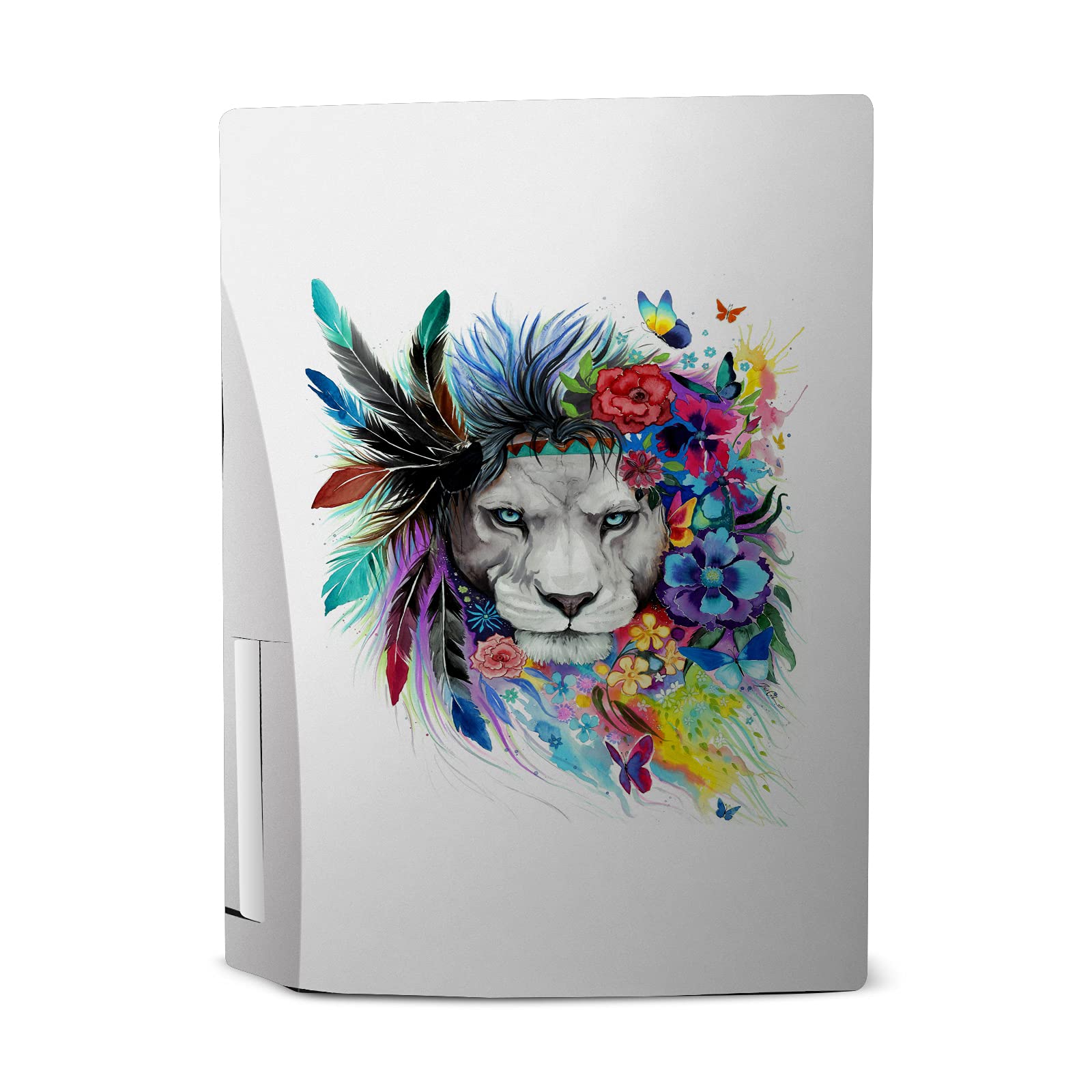 Head Case Designs Officially Licensed Pixie Cold King of The Lions Art Mix Matte Vinyl Faceplate Sticker Gaming Skin Case Cover Compatible with Sony Playstation 5 PS5 Disc Edition Console