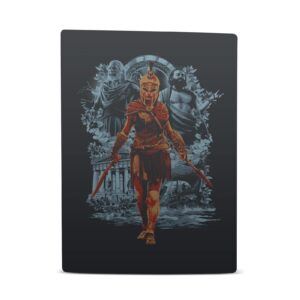 Kassandra Vine Odyssey Artwork Vinyl Faceplate Sticker Gaming Skin Case Cover Compatible with Sony Playstation 5 PS5 Digital Edition Console and DualSense Controller