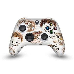 Head Case Designs Officially Licensed Cat Coquillette Hedgehogs Art Mix Matte Vinyl Sticker Gaming Skin Case Cover Compatible with Xbox Series X / S Controller