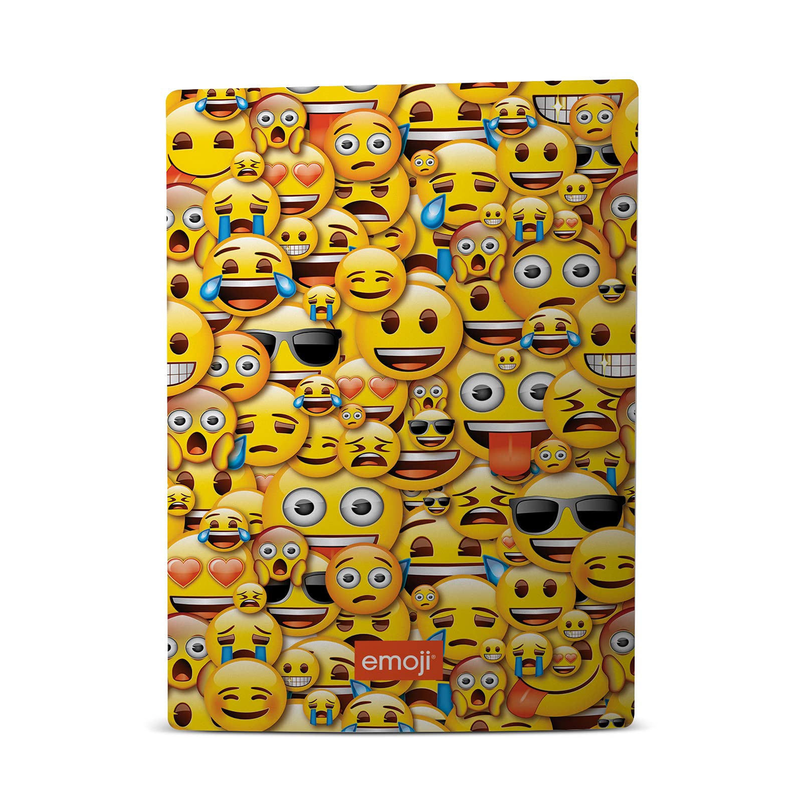 Head Case Designs Officially Licensed Emoji Smileys Art Patterns Vinyl Faceplate Sticker Gaming Skin Case Cover Compatible with Sony Playstation 5 PS5 Disc Edition Console & DualSense Controller