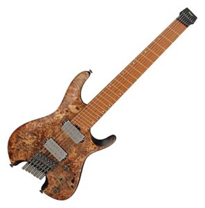 ibanez qx527pb 7-string electric guitar - antique brown stain