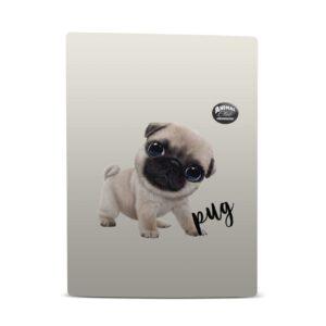 Head Case Designs Officially Licensed Animal Club International Pug Faces Matte Vinyl Faceplate Sticker Gaming Skin Case Cover Compatible with Sony Playstation 5 PS5 Digital Edition Console