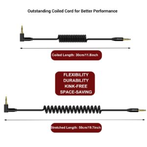 DUKABEL TRS TRRS Microphone Adapter, DC7 TRRS Replacement Patch Cable for VideoMicro/Wireless Go/Recorder/iOS & Android Smartphone