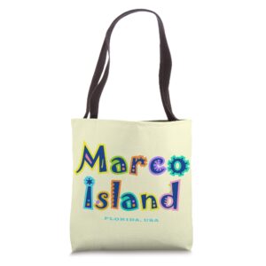 Marco Island Florida souvenir Tote Bag