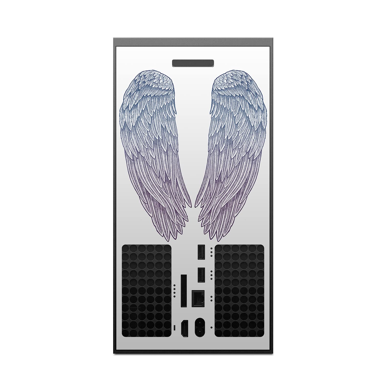 Head Case Designs Officially Licensed Rachel Caldwell Angel Wings Art Mix Vinyl Sticker Gaming Skin Case Cover Compatible with Xbox Series X Console