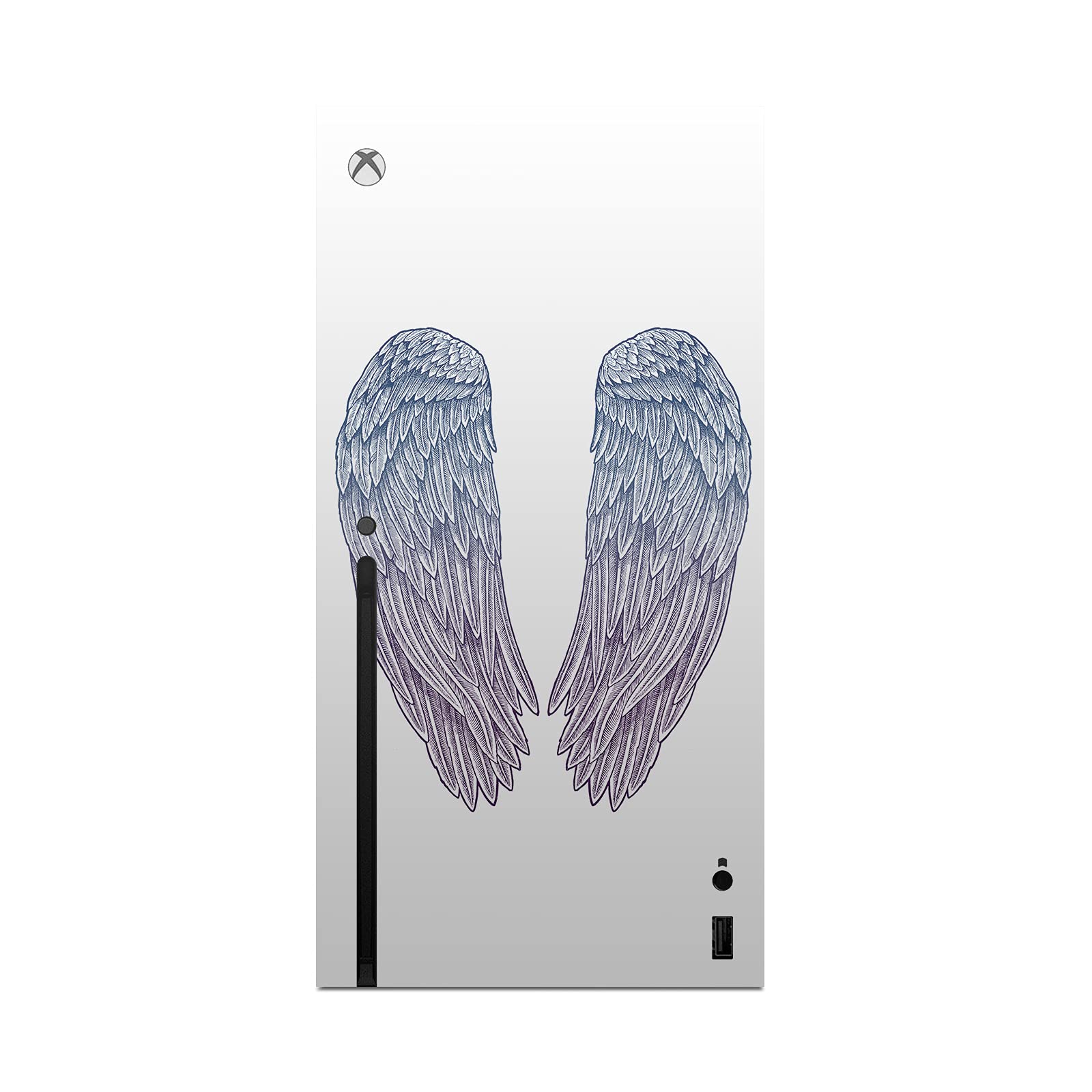 Head Case Designs Officially Licensed Rachel Caldwell Angel Wings Art Mix Vinyl Sticker Gaming Skin Case Cover Compatible with Xbox Series X Console