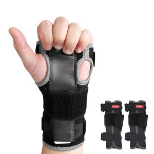 USonline911 Wrist Brace for Carpal Tunnel, Adjustable Wrist Support Brace with Splints Right and Left Hand, Small/Medium, Arm Compression Hand Support for Injuries, Wrist Pain, Sprain, Sports