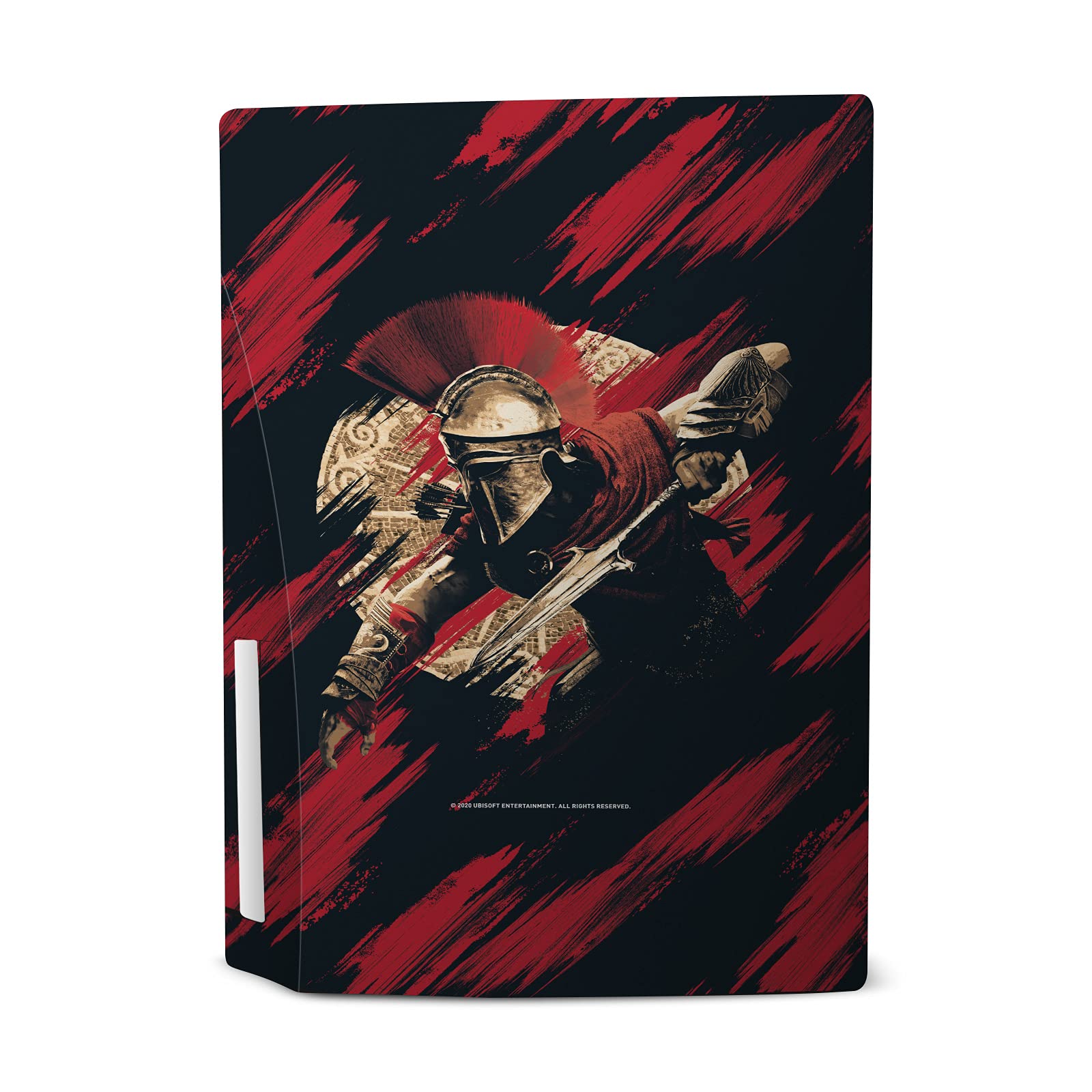 Alexios with Spear Odyssey Artwork Matte Vinyl Faceplate Sticker Gaming Skin Case Cover Compatible with Sony Playstation 5 PS5 Disc Edition Console & DualSense Controller