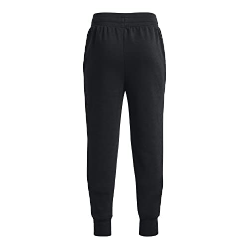 Under Armour Girls Rival Fleece Joggers, (001) Black / / White, Youth Medium