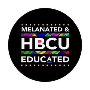 Melanated HBCU Educated (Historically Black Colleges Uni's) PopSockets Swappable PopGrip